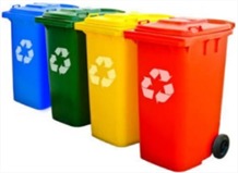 Garbage Bin With lid & wheel 
